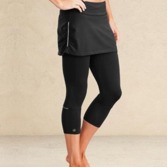 Skirted Capri Workout Leggings